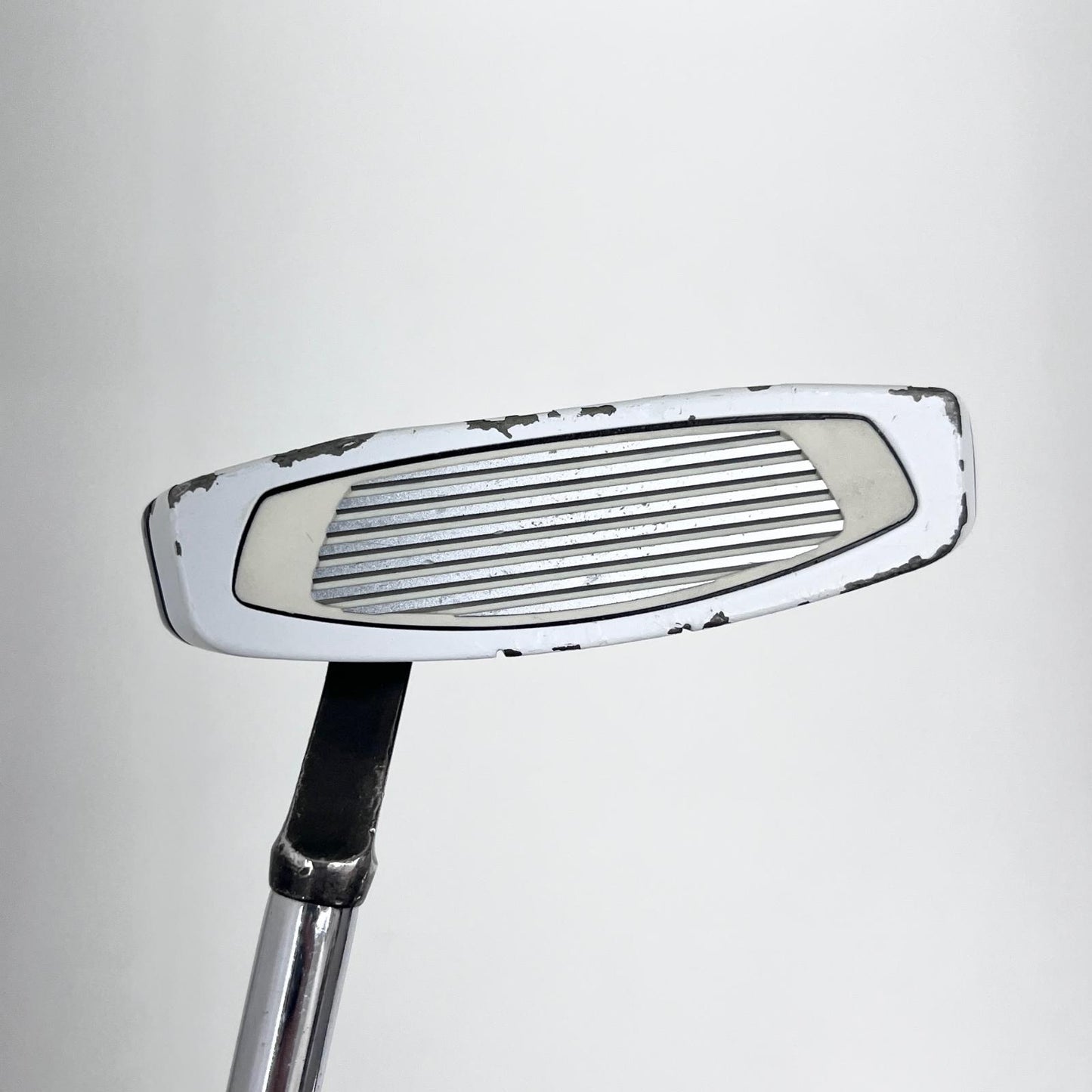 【中古】【ゴルフ用品】 TaylorMade | テーラーメイド シャフト長(in):約ソールトップからグリップエンドまで約34inch Taylormade Spider EX(2021) 約34インチ グリップ劣化 ヘッドカバー付【加古川店】