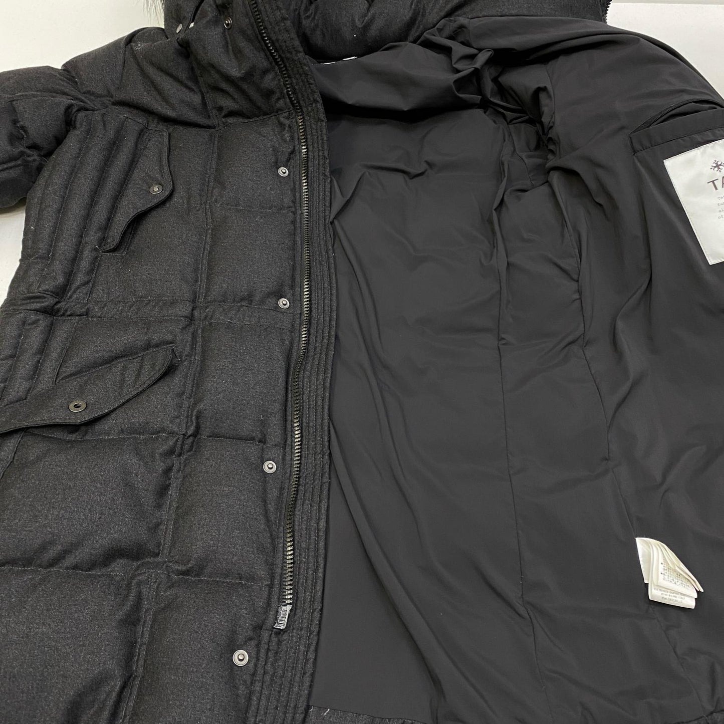 【中古】TATRAS | タトラス NAPOLEONE 国内正規品 ダウンジャケット mta15a4301 グレー サイズ：5【加古川店】