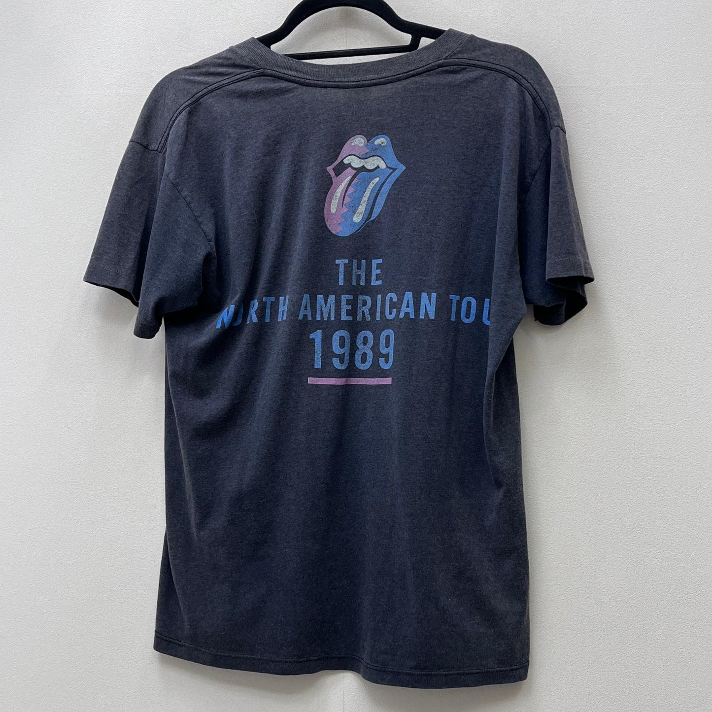 【中古】 ROLLING STONES steeles wheels T 半袖Ｔシャツ ブラック サイズ：L【加古川店】