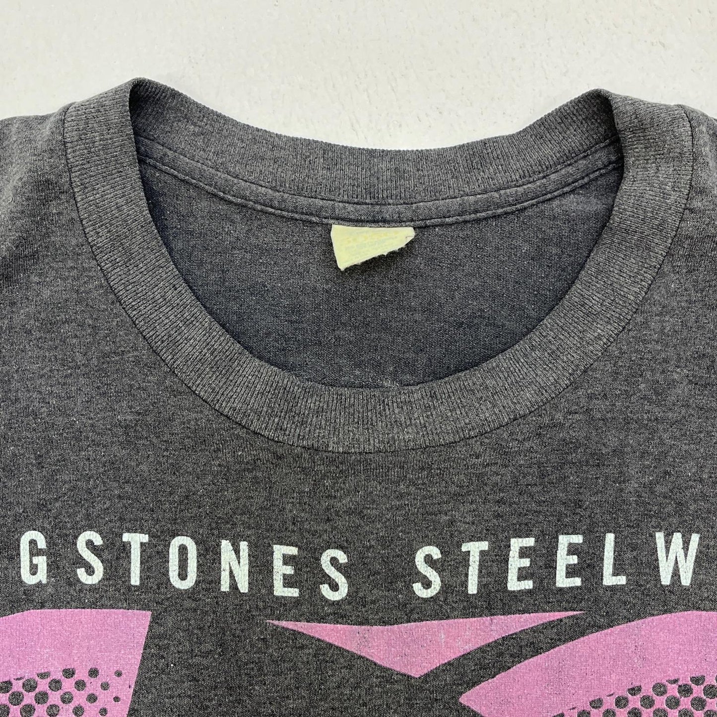 【中古】 ROLLING STONES steeles wheels T 半袖Ｔシャツ ブラック サイズ：L【加古川店】