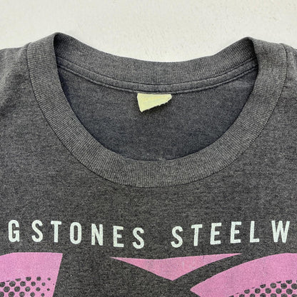 【中古】 ROLLING STONES steeles wheels T 半袖Ｔシャツ ブラック サイズ：L【加古川店】