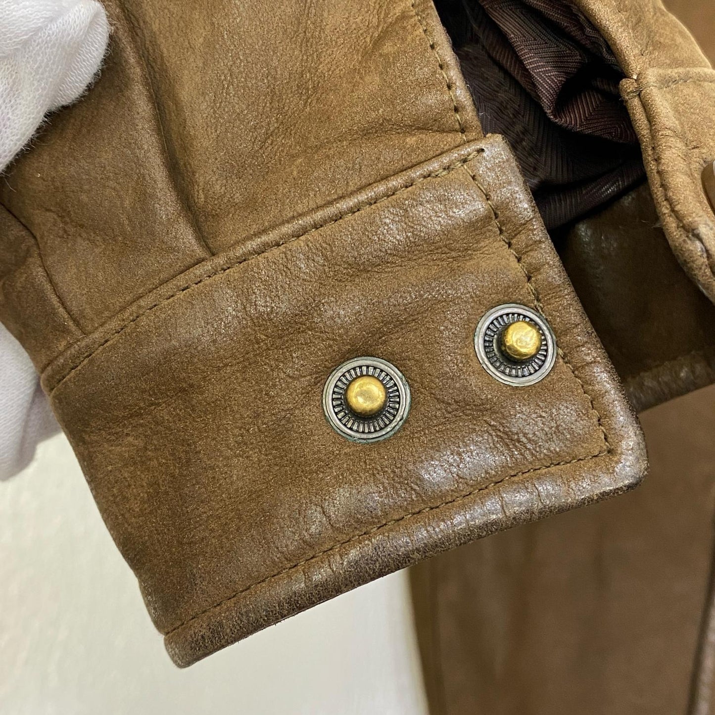 【中古】BARACUTA | バラクータ leather swing top レザー ブラウン サイズ：M【加古川店】