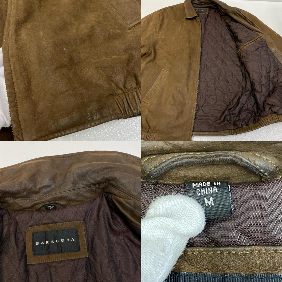 【中古】BARACUTA | バラクータ leather swing top レザー ブラウン サイズ：M【加古川店】