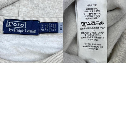 【中古】POLO RALPH LAUREN | ポロ・ラルフローレン ベア スラブ フリース フーディ パーカー グレー サイズ：S【加古川店】