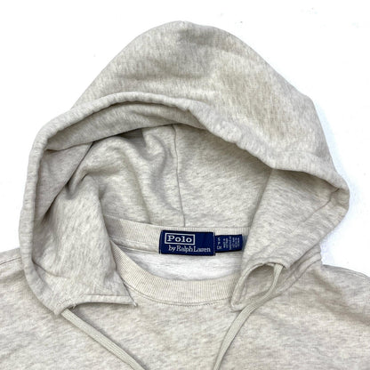 【中古】POLO RALPH LAUREN | ポロ・ラルフローレン ベア スラブ フリース フーディ パーカー グレー サイズ：S【加古川店】