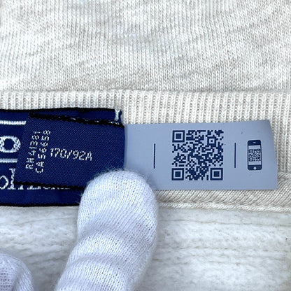 【中古】POLO RALPH LAUREN | ポロ・ラルフローレン ベア スラブ フリース フーディ パーカー グレー サイズ：S【加古川店】