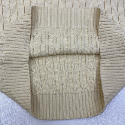 【中古】POLO RALPH LAUREN | ポロ・ラルフローレン CABLE KNIT SWEATER ニット アイボリー サイズ：XL【加古川店】