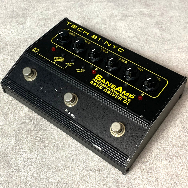 【中古】 TECH21 | テック２１　テックトェンティーワン ベース用プリアンプ 楽器 SANSAMP PROGRAMMABLE BASS DRIVER DI【加古川店】