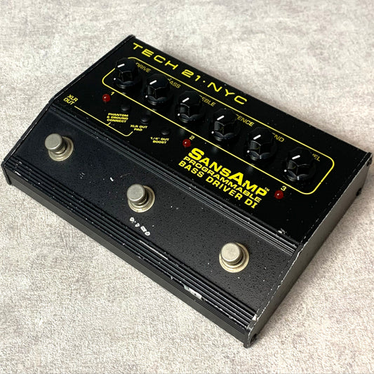【中古】 TECH21 | テック２１　テックトェンティーワン ベース用プリアンプ 楽器 SANSAMP PROGRAMMABLE BASS DRIVER DI【加古川店】