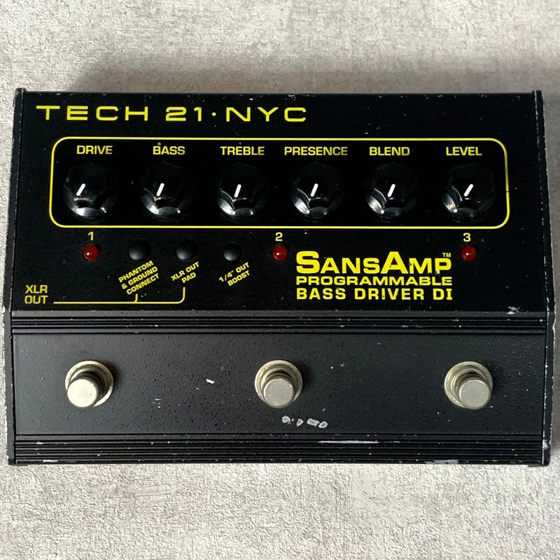 【中古】 TECH21 | テック２１　テックトェンティーワン ベース用プリアンプ 楽器 SANSAMP PROGRAMMABLE BASS DRIVER DI【加古川店】