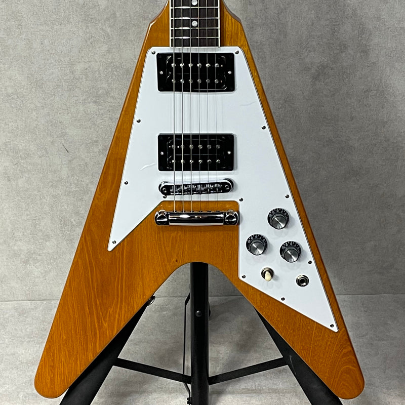 【新品】 Gibson | ギブソン 楽器 70s Flying V Antique Natural 2024年製【加古川店】