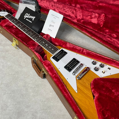 【新品】 Gibson | ギブソン 楽器 70s Flying V Antique Natural 2024年製【加古川店】