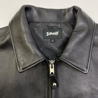 【中古】schott | ショット LEATHER TRACKER JACKET レザー 782-5950014 ブラック サイズ：M【加古川店】