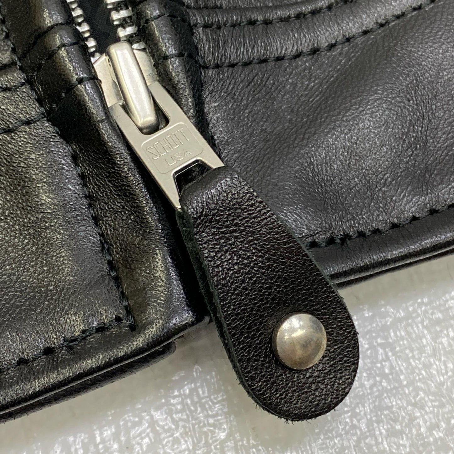 【中古】schott | ショット LEATHER TRACKER JACKET レザー 782-5950014 ブラック サイズ：M【加古川店】