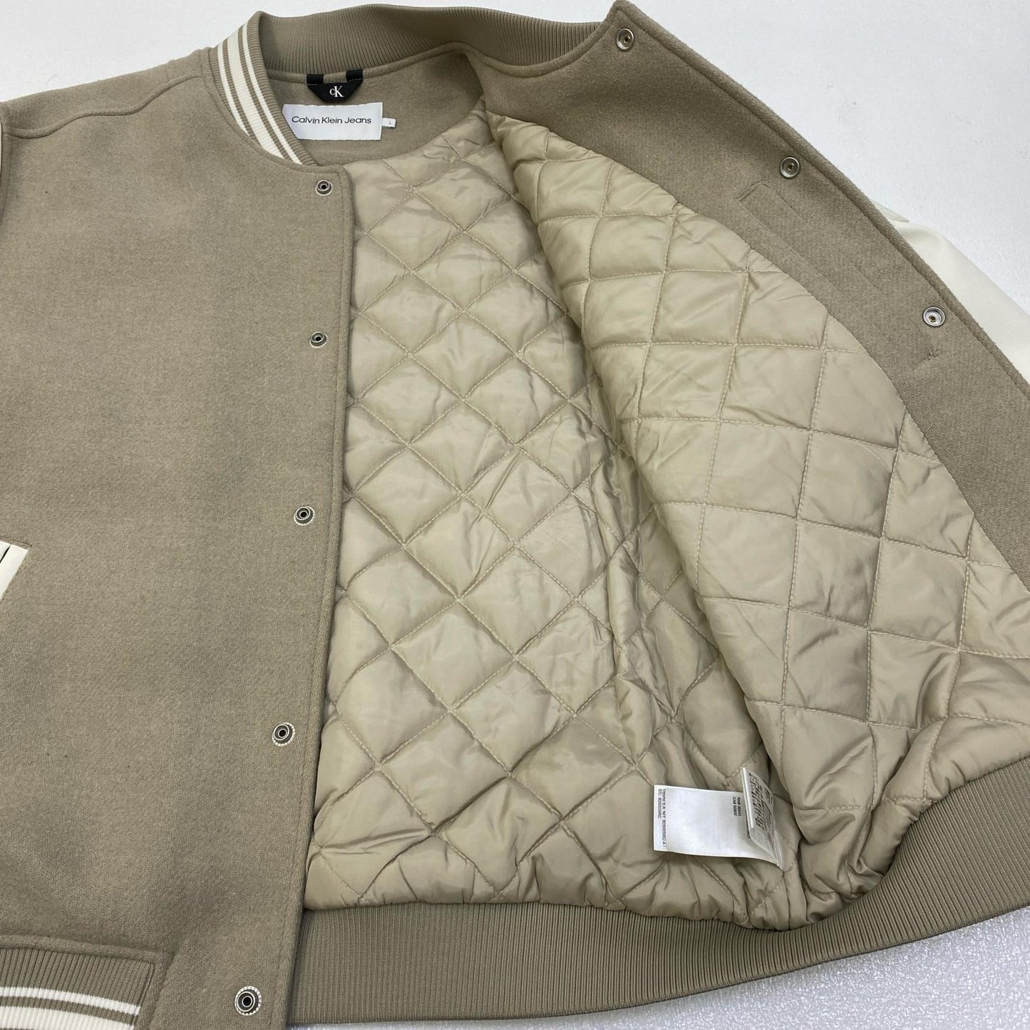 【中古】Calvin Klein | カルバンクライン バーシティ ボンバー ジャケット スタジャン J324433 サイズ：L【加古川店】