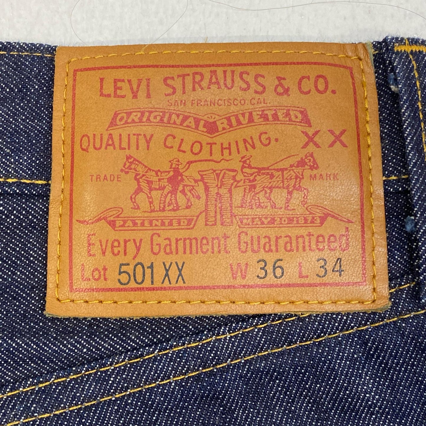 【中古】Levi's | リーバイス LOT:501XX 47MODEL デニムパンツ 47501-0224 インディゴ サイズ：36【加古川店】