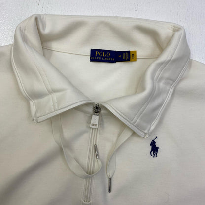 【中古】POLO RALPH LAUREN | ポロ・ラルフローレン tech 1/2 zip-long sleeve knit ニット ホワイト サイズ：M【加古川店】