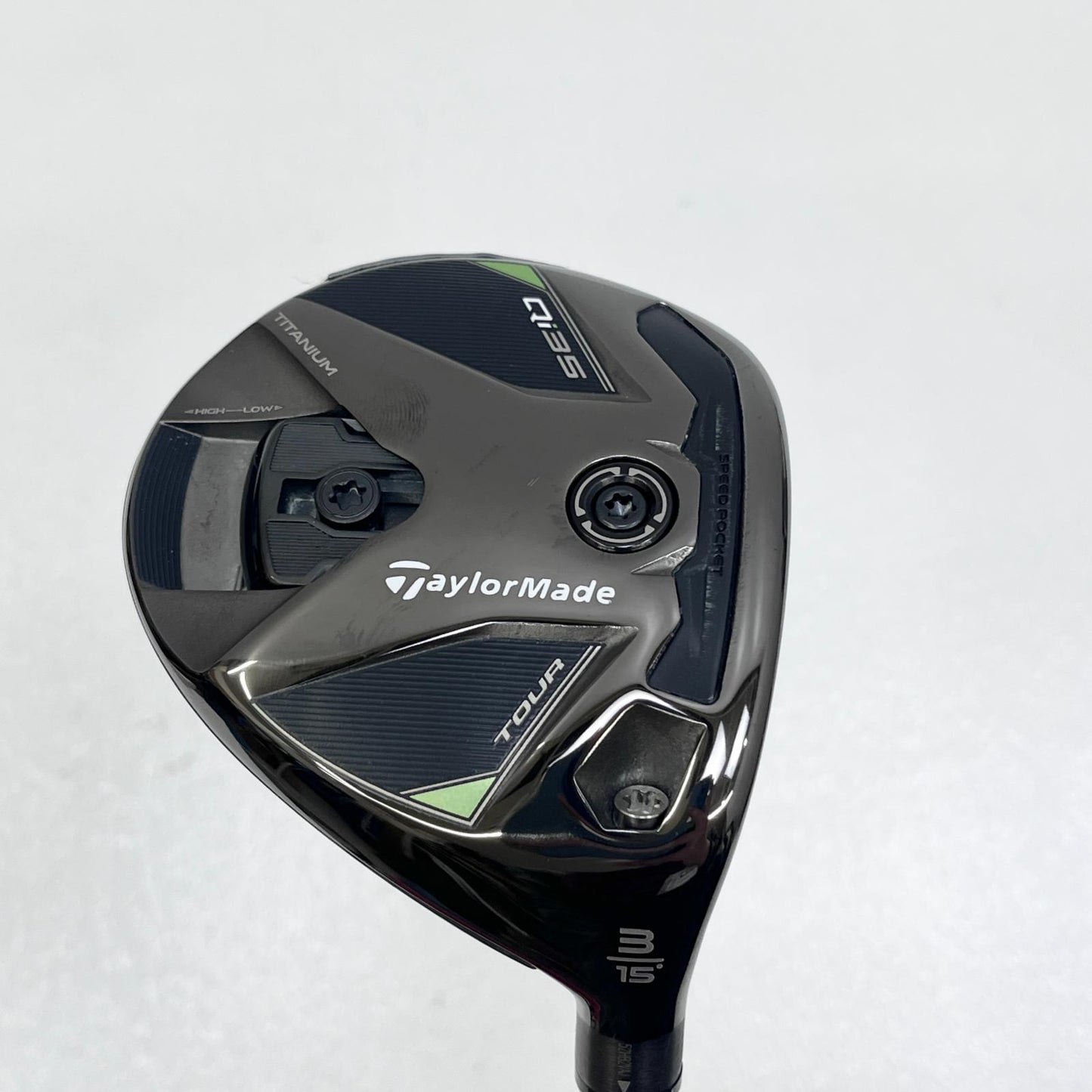 【中古】【ゴルフ用品】 TaylorMade | テーラーメイド シャフト長(in):約約43inch Taylormade Qi35 TOUR(2025) 3W 15° Diamana TM60 フレックスS 約43インチ ヘッドカバー付【加古川店】
