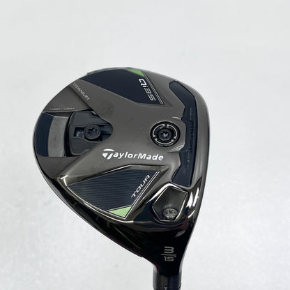 【中古】【ゴルフ用品】 TaylorMade | テーラーメイド シャフト長(in):約約43inch Taylormade Qi35 TOUR(2025) 3W 15° Diamana TM60 フレックスS 約43インチ ヘッドカバー付【加古川店】