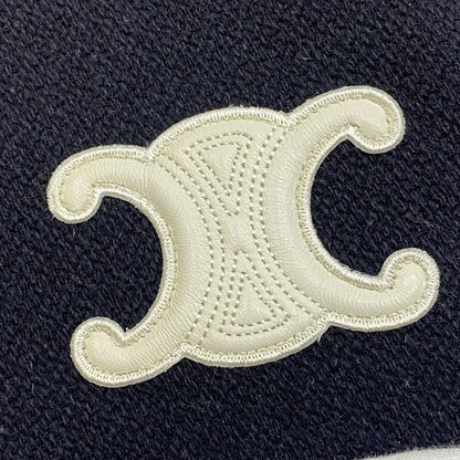 【中古】CELINE | セリーヌ Teddy Varsity Jacket In Textured Wool 国内正規品 スタジャン 2V29V29V896C.07MR ブラック サイズ：36【加古川店】
