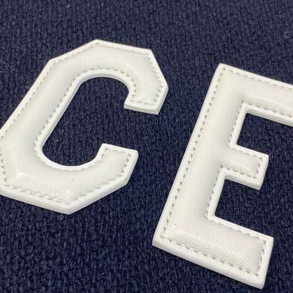 【中古】CELINE | セリーヌ Teddy Varsity Jacket In Textured Wool 国内正規品 スタジャン 2V29V29V896C.07MR ブラック サイズ：36【加古川店】