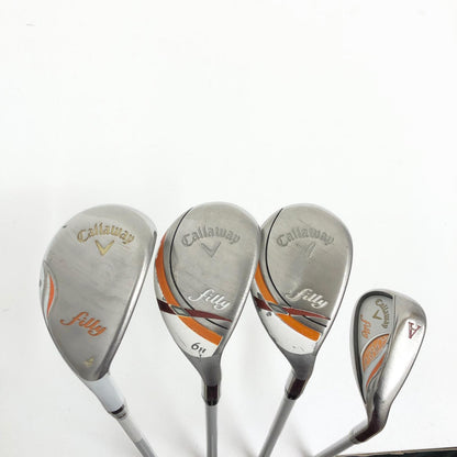 【中古】【ゴルフ用品】 Callaway | キャロウェイ filly レディースゴルフクラブ７本セット 1W,4W,5W,4～6H,AW フレックス:L,A【加古川店】
