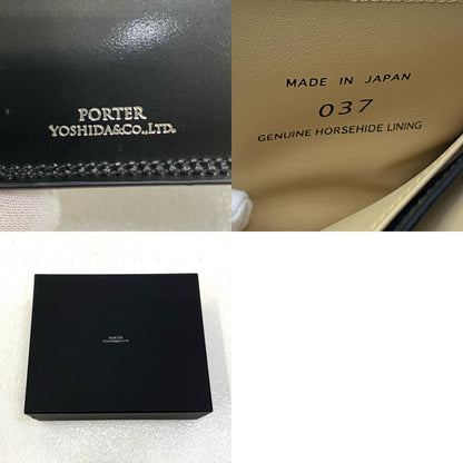 【中古】PORTER | ポーター PORTER COUNTER 二つ折り財布 037-02982 ブラック【加古川店】