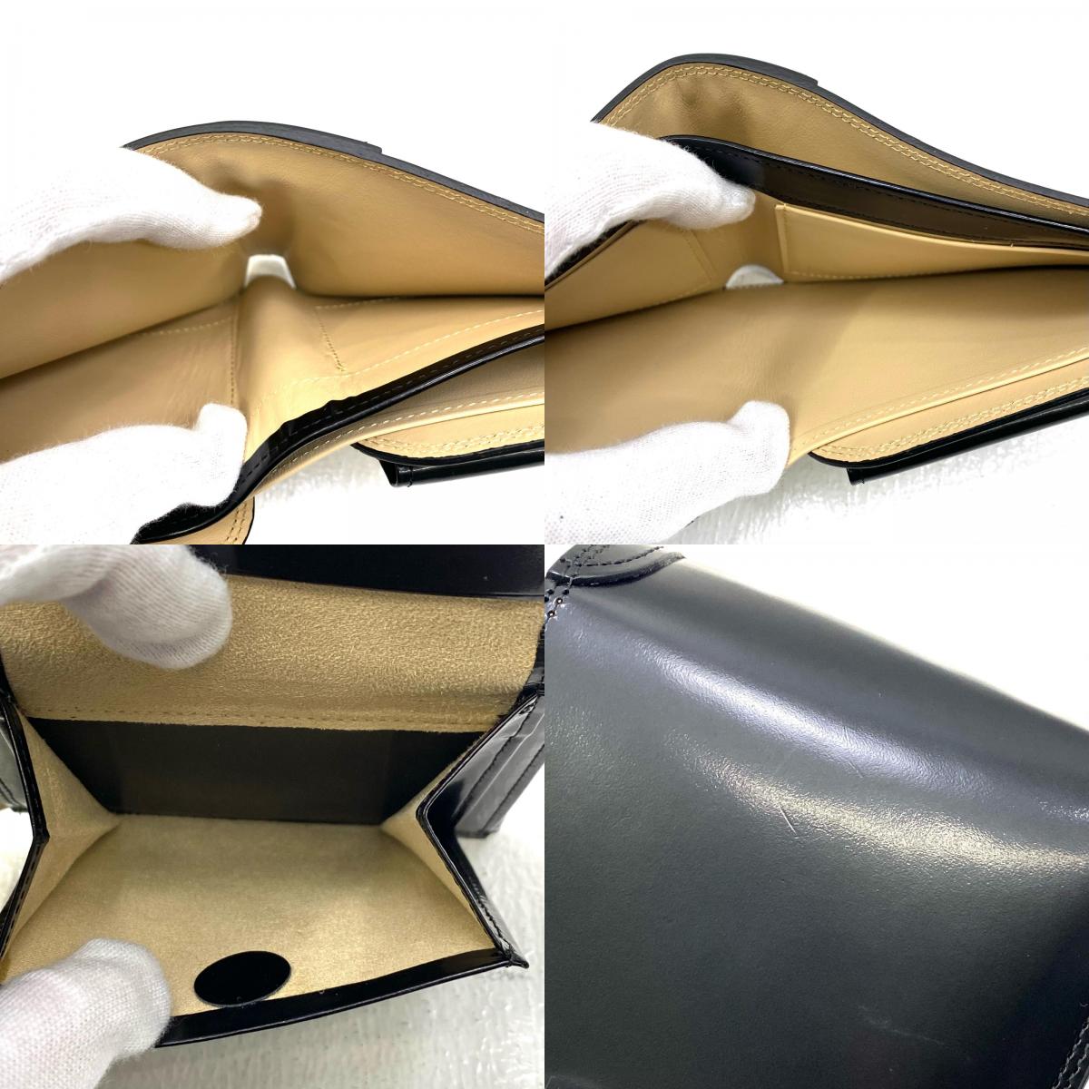 【中古】PORTER | ポーター PORTER COUNTER 二つ折り財布 037-02982 ブラック【加古川店】