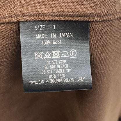 【中古】markaware | マーカウェア COMFORT FIT SHIRT 長袖シャツ A24A-14SH01C ブラウン サイズ：1【加古川店】