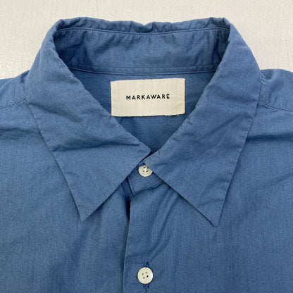 【中古】markaware | マーカウェア COMFORT FIT SHIRTS 長袖シャツ A21A-07SH01C ライトブルー サイズ：2【加古川店】