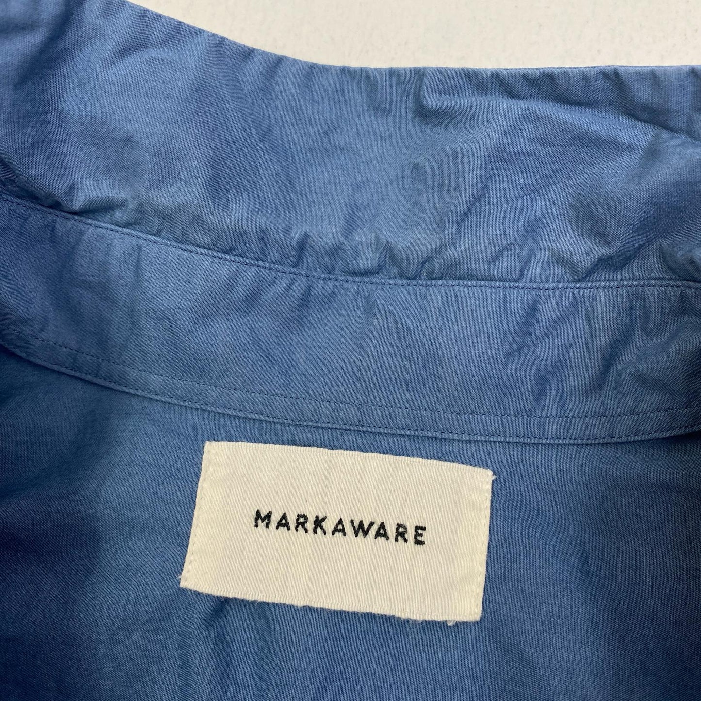 【中古】markaware | マーカウェア COMFORT FIT SHIRTS 長袖シャツ A21A-07SH01C ライトブルー サイズ：2【加古川店】