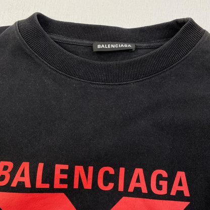 【中古】BALENCIAGA | バレンシアガ X-RATED 国内正規品 長袖Ｔシャツ 620970 ブラック サイズ：XXS【加古川店】