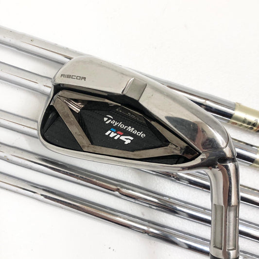 【中古】【ゴルフ用品】 TaylorMade | テーラーメイド M4(2018) アイアン6本ｾｯﾄ 5～9,P REAX90 フレックスS【加古川店】
