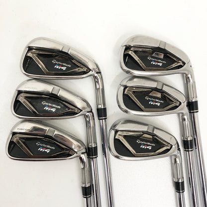 【中古】【ゴルフ用品】 TaylorMade | テーラーメイド M4(2018) アイアン6本ｾｯﾄ 5～9,P REAX90 フレックスS【加古川店】