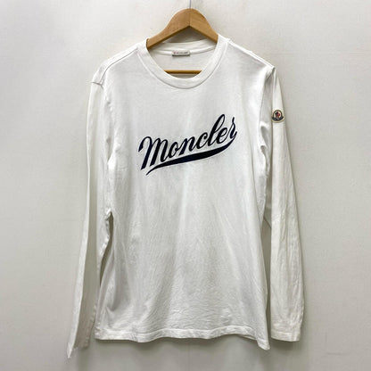 【中古】MONCLER | モンクレール 国内正規品 長袖Ｔシャツ I10918D00002 ホワイト サイズ：S【加古川店】