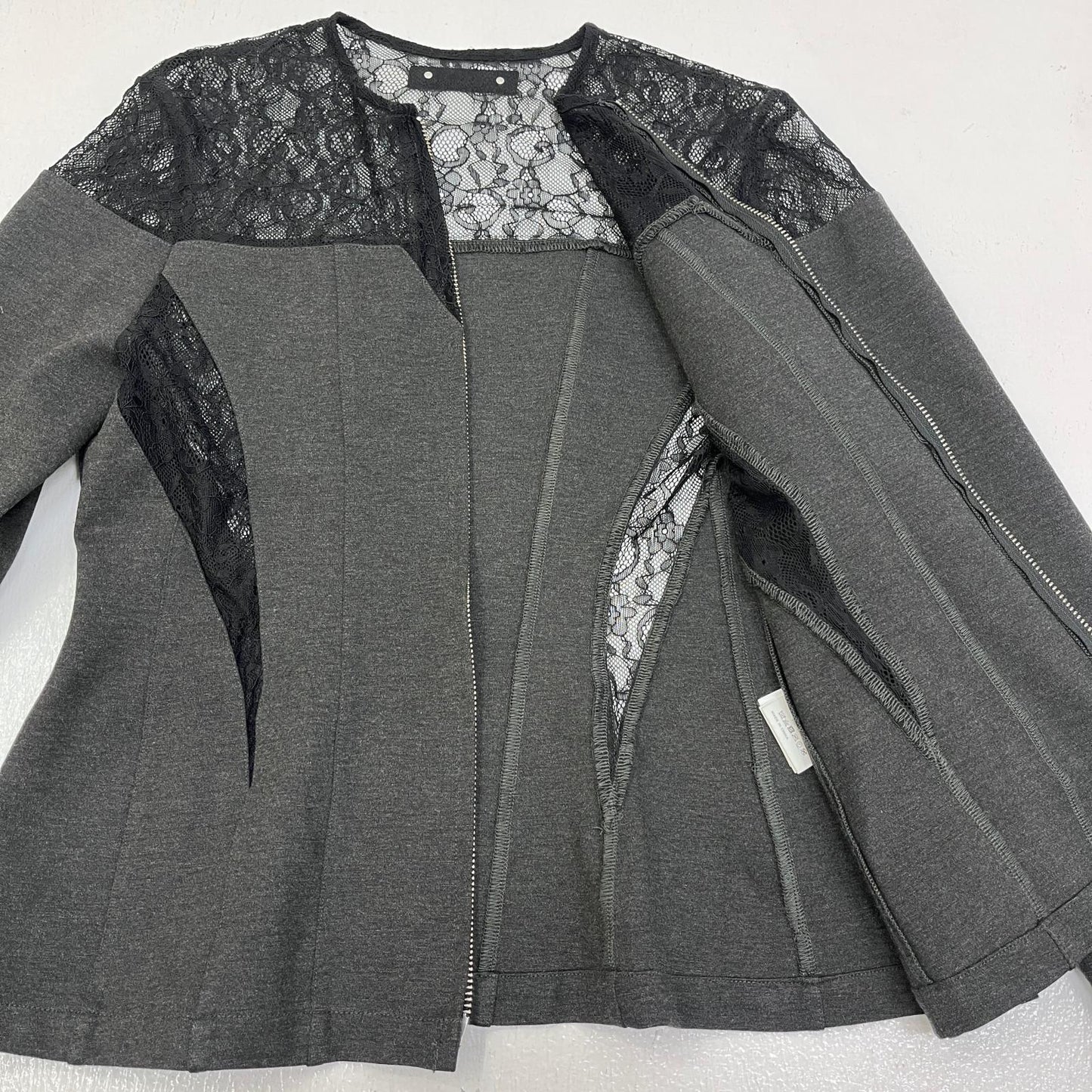 【中古】 Tulle Combi Cutting Tops カットソー 31232415401 グレー【加古川店】