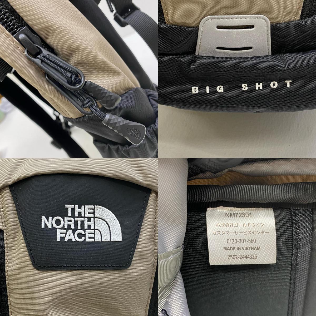 【中古】THE NORTH FACE | ザ・ノースフェイス BIG SHOT リュック・デイパック NM72301 ベージュ【加古川店】