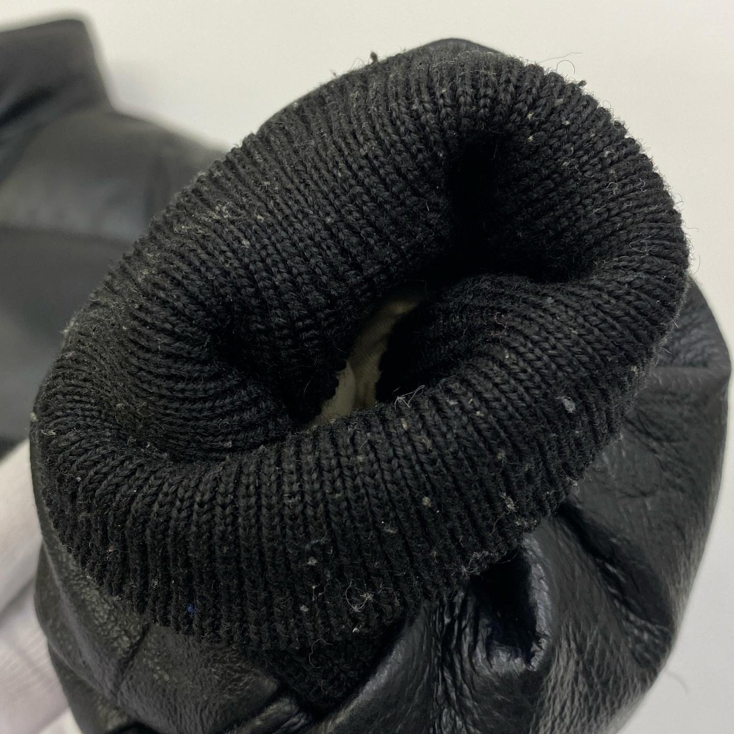 【中古】 BOSS COFFEE:LEATHER DOWN JACKET ダウンジャケット ブラック サイズ：M【加古川店】
