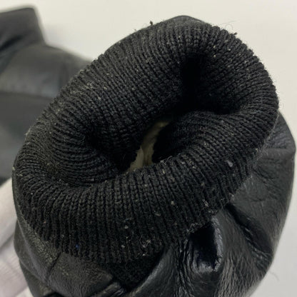 【中古】 BOSS COFFEE:LEATHER DOWN JACKET ダウンジャケット ブラック サイズ：M【加古川店】