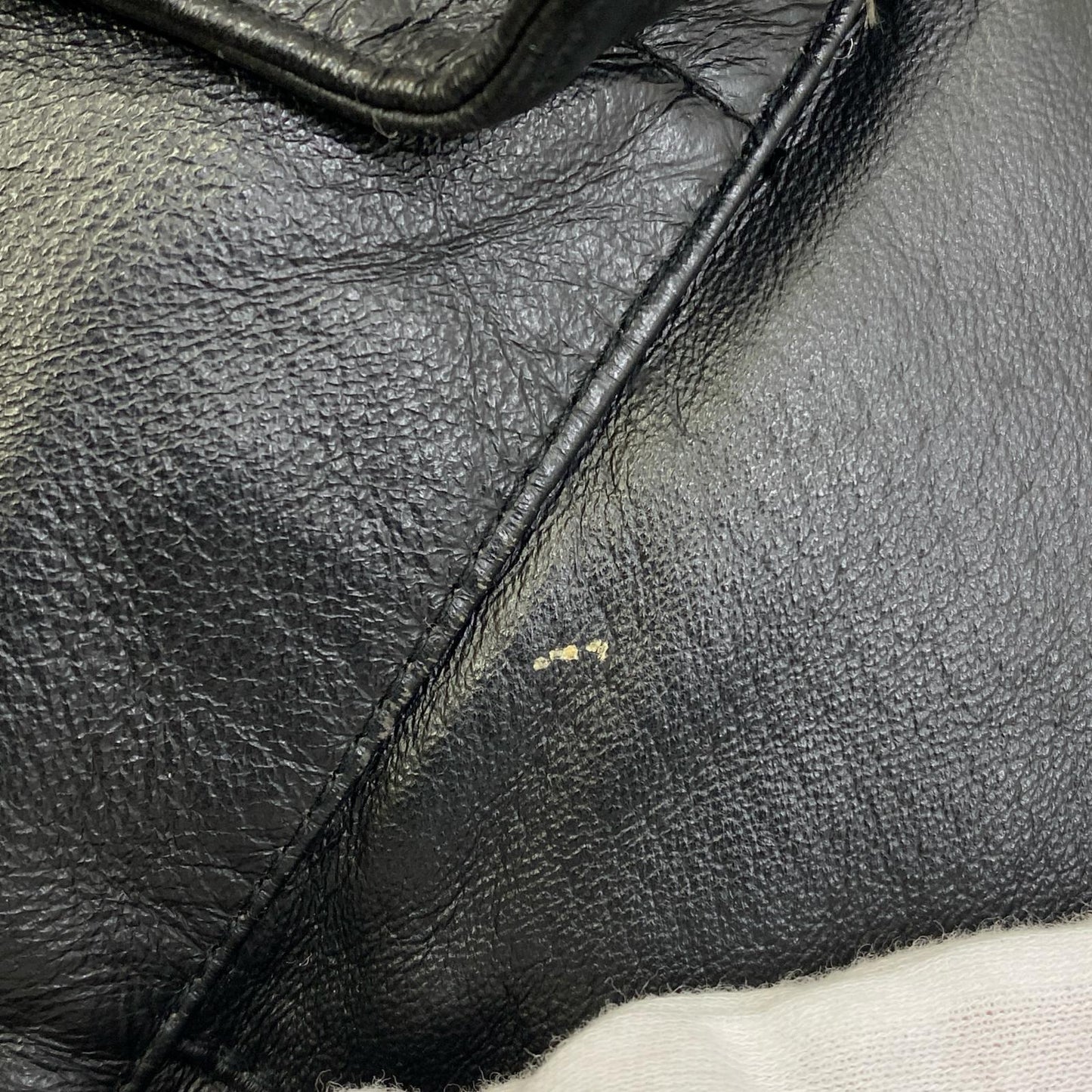 【中古】 BOSS COFFEE:LEATHER DOWN JACKET ダウンジャケット ブラック サイズ：M【加古川店】