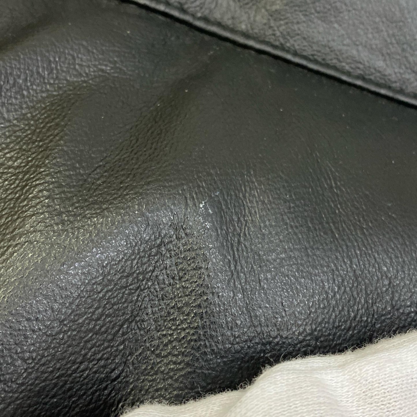 【中古】 BOSS COFFEE:LEATHER DOWN JACKET ダウンジャケット ブラック サイズ：M【加古川店】