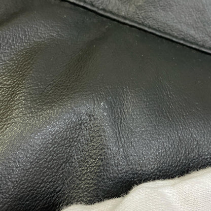 【中古】 BOSS COFFEE:LEATHER DOWN JACKET ダウンジャケット ブラック サイズ：M【加古川店】
