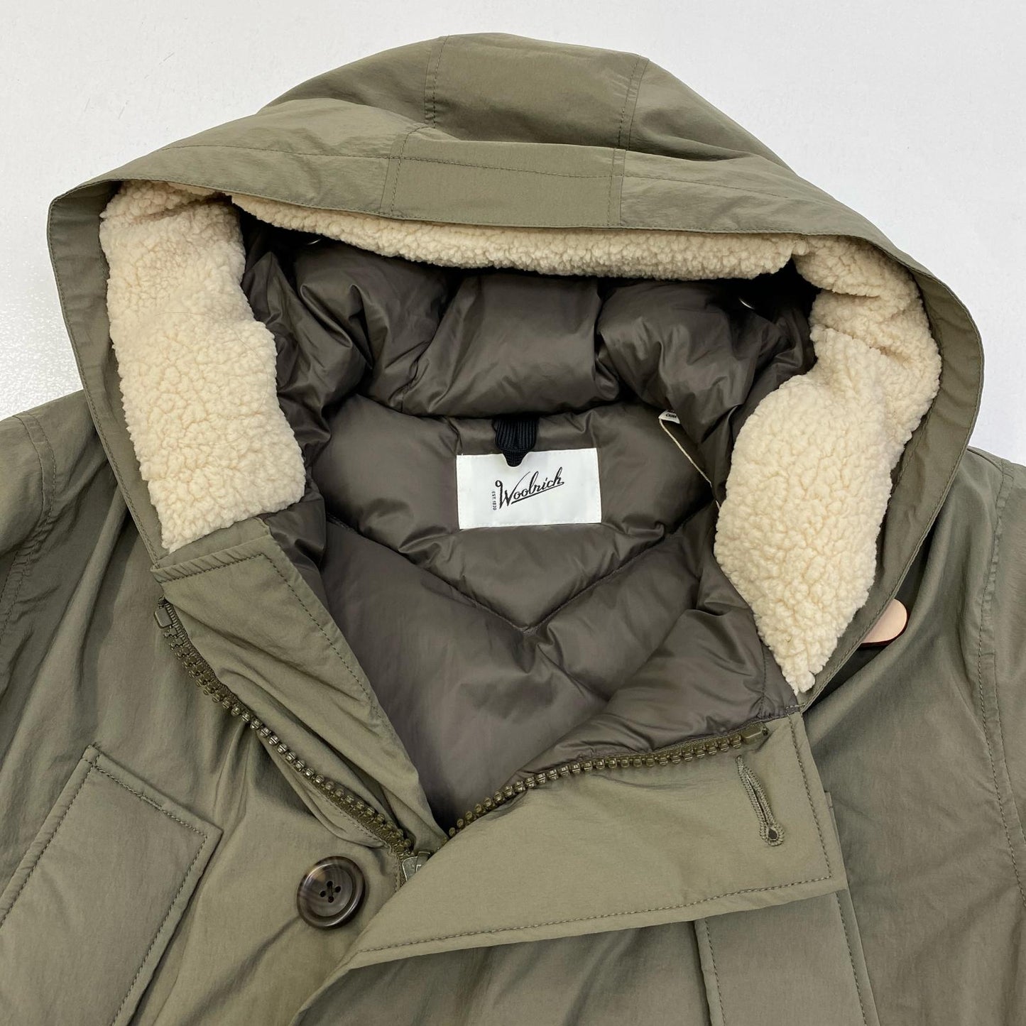 【中古】WOOLRICH | ウールリッチ SOFTSHELL LIGHT ARCTIC PARKA ダウンジャケット WJOU2005 カーキ サイズ：S【加古川店】