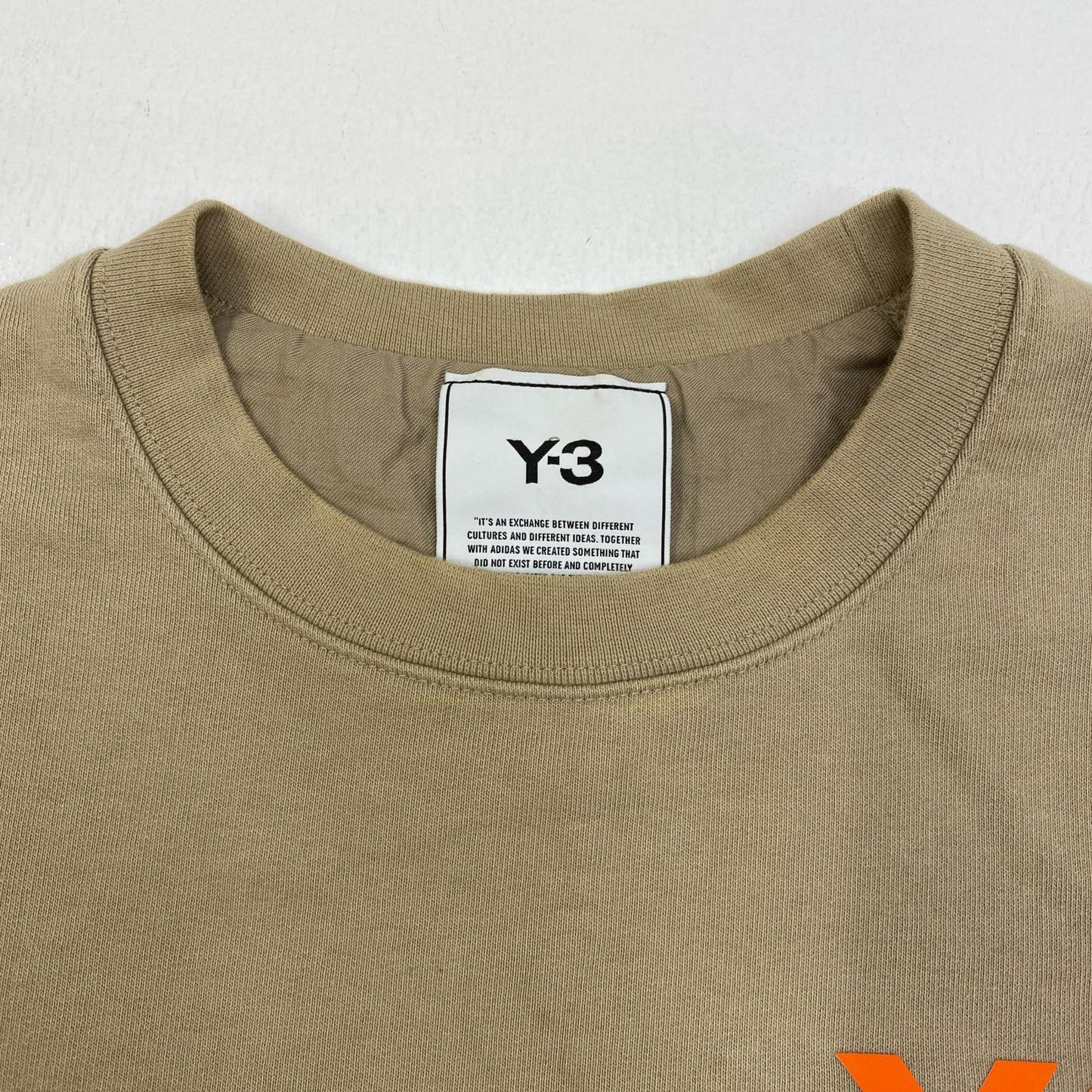 【中古】Y-3 | ワイスリー CLASSIC CHEST LOGO CREW スウェット HT4496 ベージュ サイズ：M【加古川店】