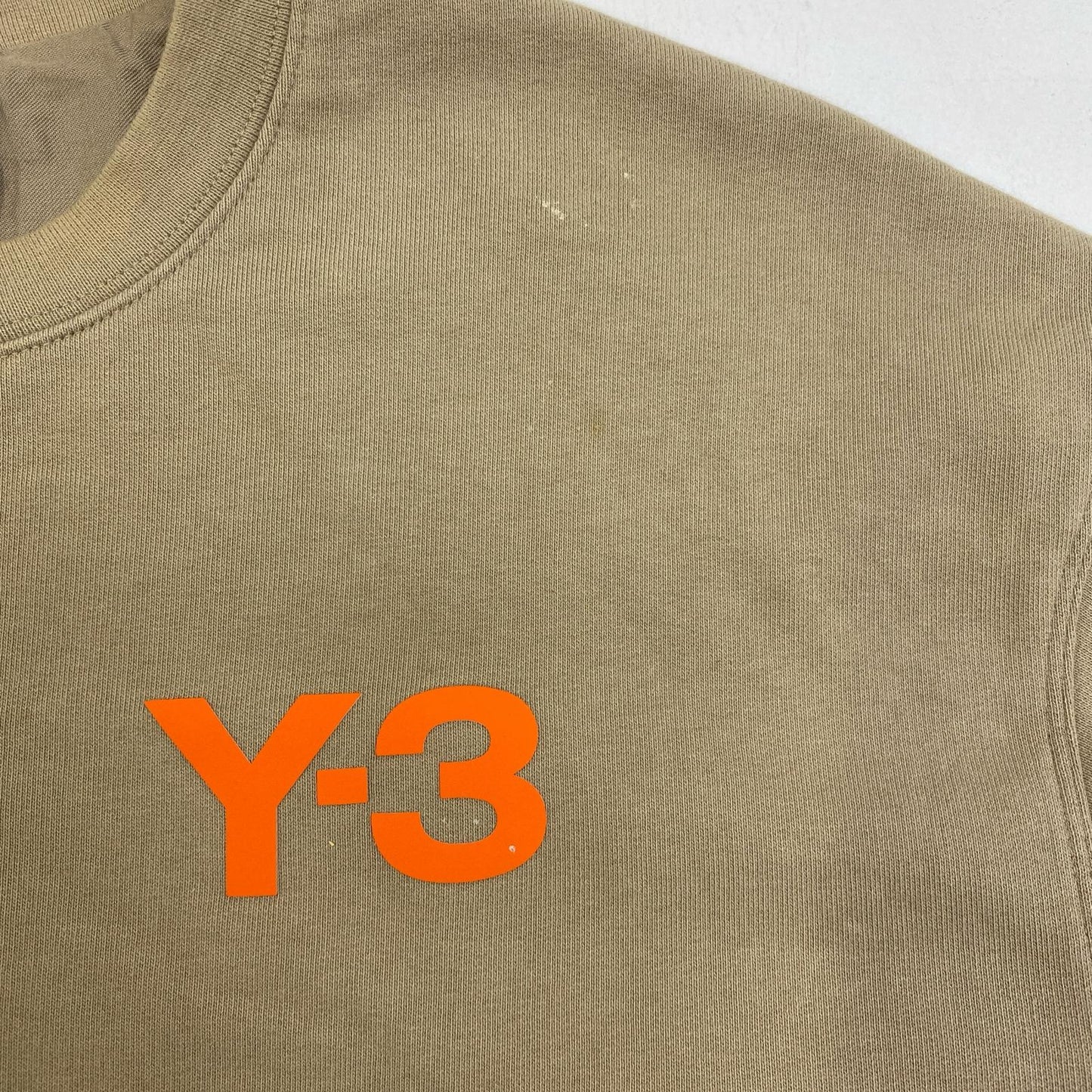 【中古】Y-3 | ワイスリー CLASSIC CHEST LOGO CREW スウェット HT4496 ベージュ サイズ：M【加古川店】