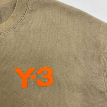 【中古】Y-3 | ワイスリー CLASSIC CHEST LOGO CREW スウェット HT4496 ベージュ サイズ：M【加古川店】