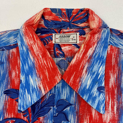 【中古】ARROW | アロー COTTON ALOHA SHIRT 50'S ヤシの木 半袖シャツ サイズ：M【加古川店】
