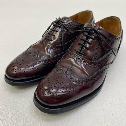 【中古】Church`s | チャーチ BURWOOD WG その他靴 A73721 ボルドー/バーガンディー 24cm【加古川店】