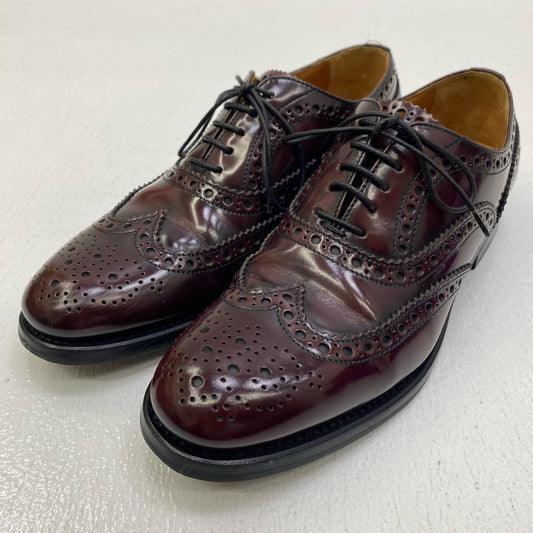 【中古】Church`s | チャーチ BURWOOD WG その他靴 A73721 ボルドー/バーガンディー 24cm【加古川店】