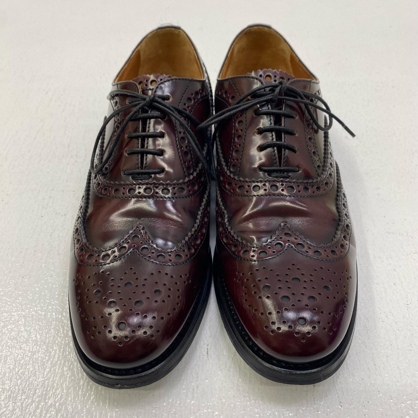 【中古】Church`s | チャーチ BURWOOD WG その他靴 A73721 ボルドー/バーガンディー 24cm【加古川店】